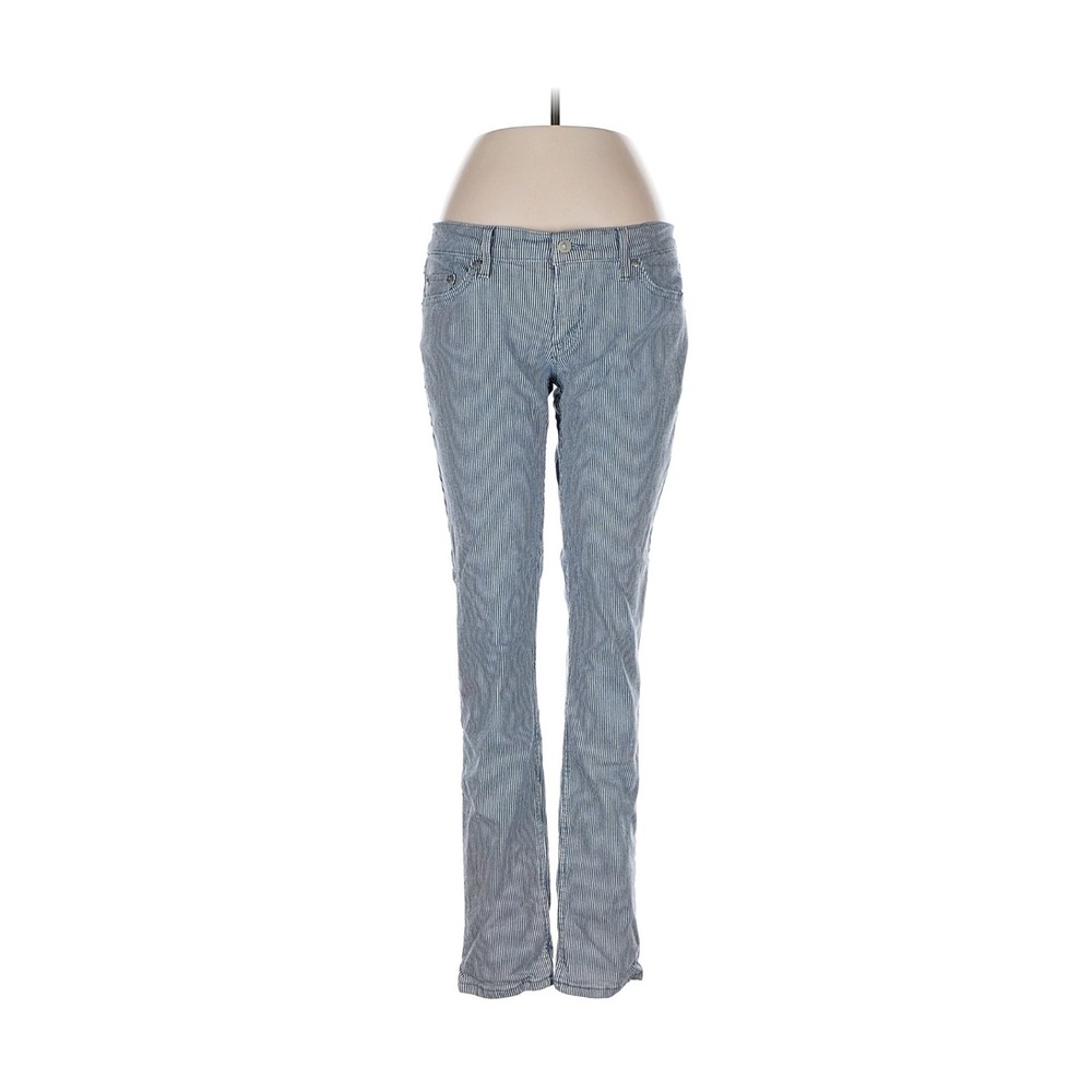 Levi's 524 railroad pinstripe Skinny Jeans Size 11 30x32